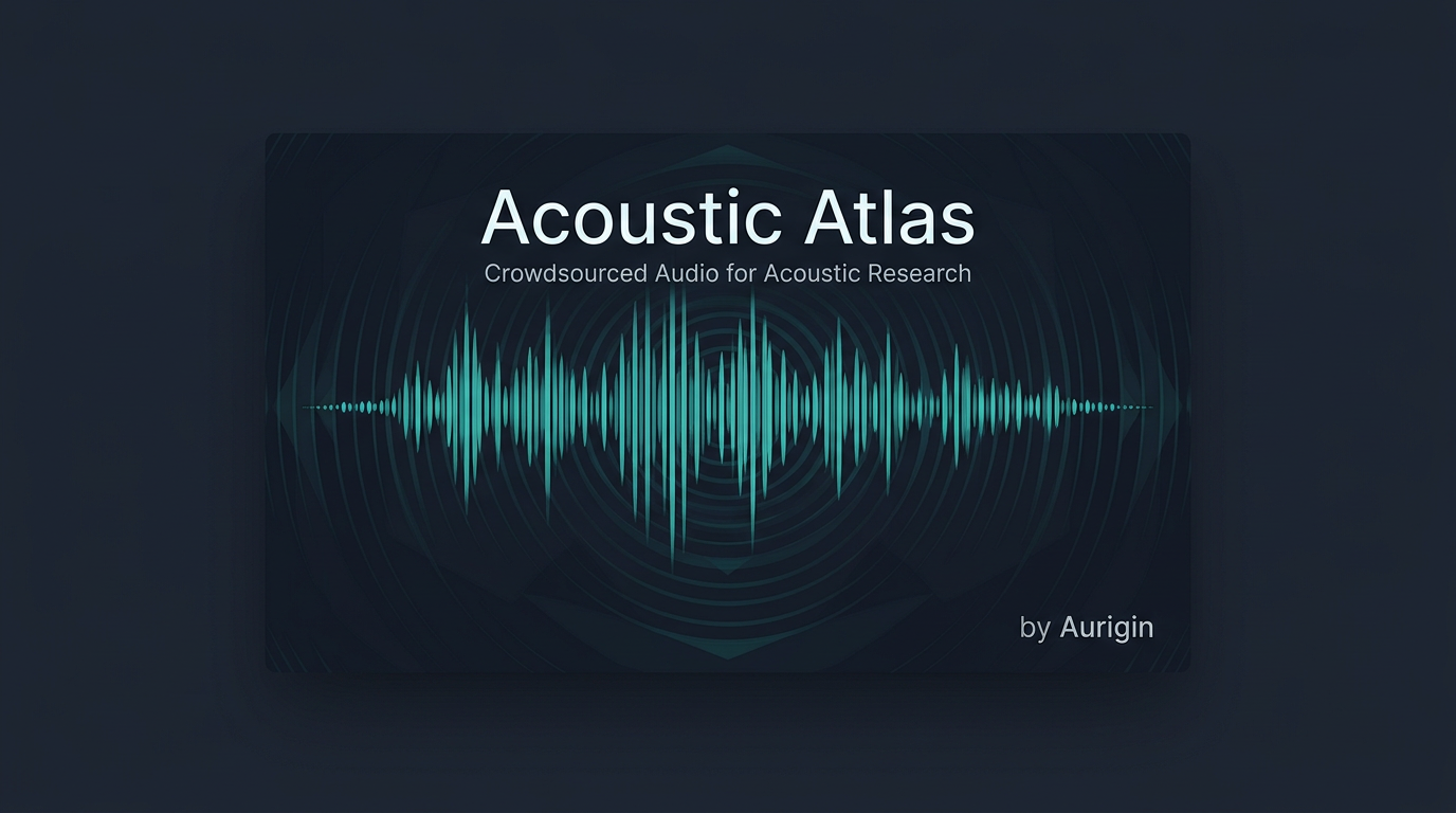 Acoustic Atlas — Crowdsourced Audio Recording for Acoustic Research